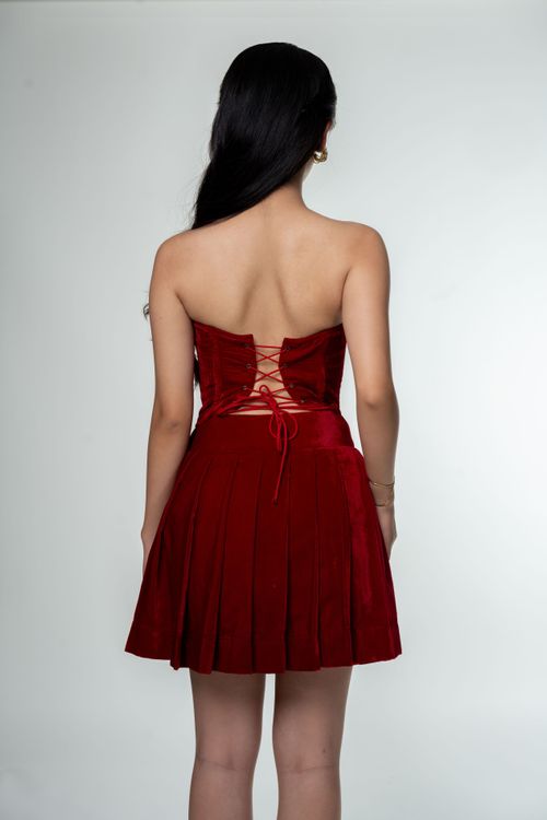 VELVET CORSET AND SKIRT - Traditional Alley