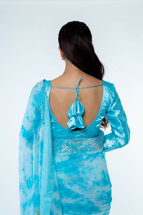 PARI TIE-DYE SAREE - Traditional Alley