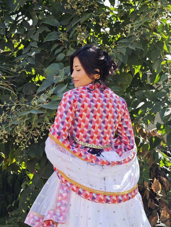 NEPALI DHAKA CORSET : LEHENGA - Traditional Alley