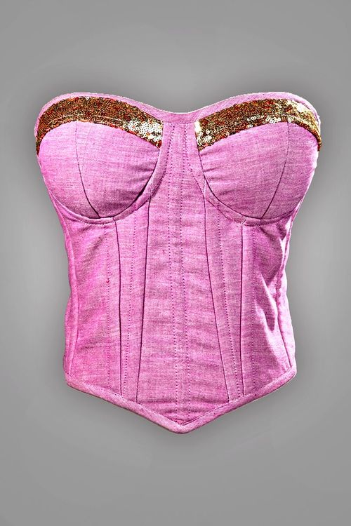 PLAIN DHAKA CORSET - Traditional Alley